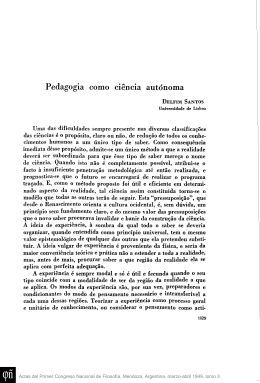 Pedagogía como ciencia autónoma