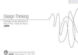 "Design Thinking : Inova&ccedil;&atilde;o Em Neg&oacute;cios - LabDIS