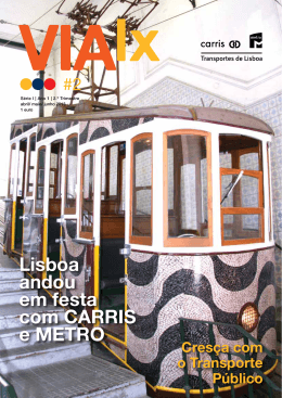 abril / maio / junho - Transportes de Lisboa