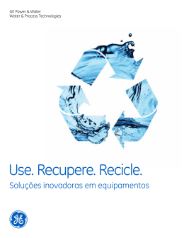 Use. Recupere. Recicle.