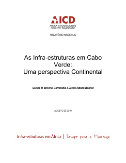 As Infra-estruturas em Cabo Verde - Africa Infrastructure Knowledge