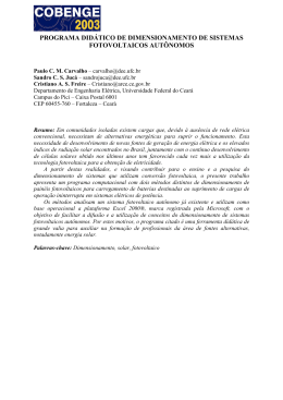 programa did&aacute;tico de dimensionamento de sistemas