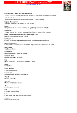 SUPER INTERESSANTE, fevereiro/2015