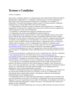 Termos e Condições