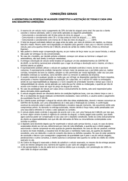 CONDI&Ccedil;&Otilde;ES GERAIS