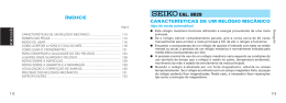 &Iacute;NDICE CAL. 8R28 CARACTER&Iacute;STICAS DE UM REL&Oacute;GIO