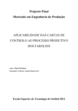 2.4 - Cartas de controlo