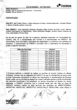 Clique aqui e visualize a Ata da reuni&atilde;o do dia 06 de