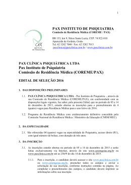 Edital - Comiss&atilde;o Estadual de Resid&ecirc;ncia M&eacute;dica em Goi&aacute;s