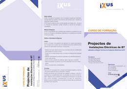 folheto Curso `Projectos BT` vDM.FH11