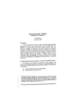 Partículas de exclusão - Associação Portuguesa de Linguística