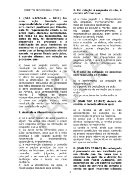 prova quinto periodo noturno &ndash; facisa
