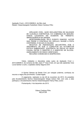 Apelação Cível n. 2010.036006-2, de São José Relator
