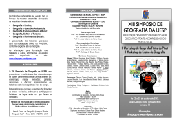 APRESENTA&Ccedil;&Atilde;O DE TRABALHOS