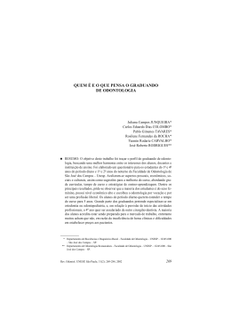 Ingl&ecirc;s - Revista de Odontologia da UNESP