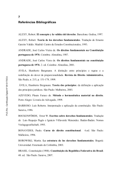 7 Refer&ecirc;ncias Bibliogr&aacute;ficas