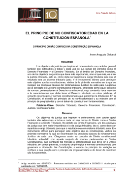 el principio de no confiscatoriedad en la constitución española