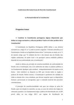 Preguntas temas - Conferencia Iberoamericana de Justicia