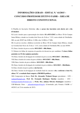 informações gerais - Portal de Editais e Concursos
