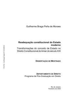 Guilherme Braga Pe&ntilde;a de Moraes Readequa&ccedil;&atilde;o