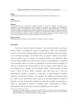 Introdu&ccedil;&atilde;o Como ocorre o desenvolvimento