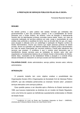 2 O TERCEIRO SETOR