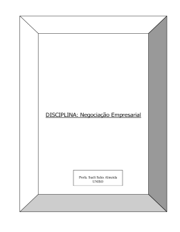 Apostila Negocia&ccedil;&atilde;o Empresarial_2008