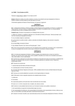 Lei 18590 - 13 de Outubro de 2015