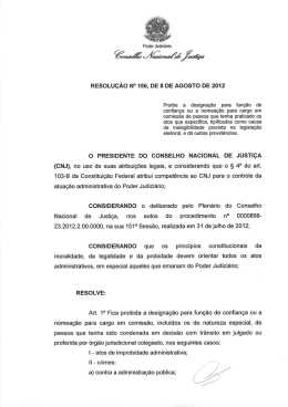 RESOLU&Ccedil;&Atilde;O N&deg; 156, DE 8 DE AGOSTO DE 2012