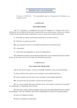 RESOLU&Ccedil;&Atilde;O N&ordm; 56, de 03.03.2015 CAP&Iacute;TULO I DOS PRINC&Iacute;PIOS