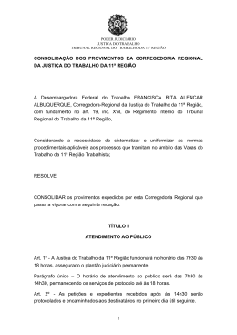 1 CONSOLIDA&Ccedil;&Atilde;O DOS PROVIMENTOS DA