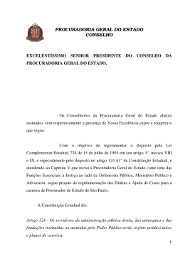 PROCURADORIA GERAL DO ESTADO CONSELHO