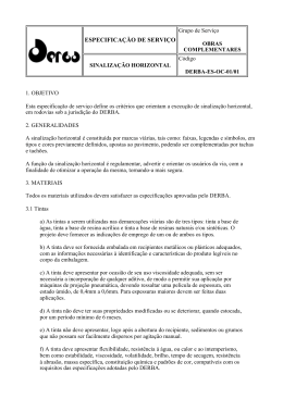 ESPECIFICA&Ccedil;&Atilde;O DE SERVI&Ccedil;O