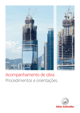 Acompanhamento de obra Procedimentos e orienta&ccedil;&otilde;es.