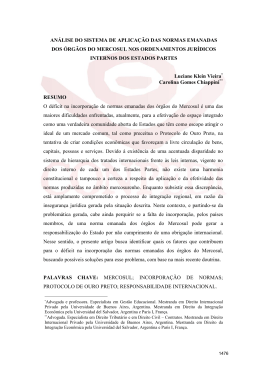 an&aacute;lise do sistema de aplica&ccedil;&atilde;o das normas