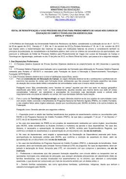 SERVI&Ccedil;O P&Uacute;BLICO FEDERAL MINIST&Eacute;RIO DA