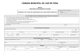 Requerimento de Isenção