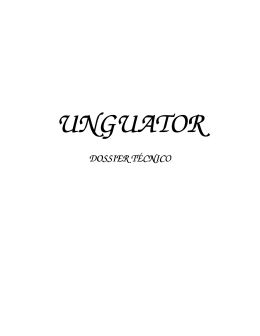 Dossier Técnico - Unguator