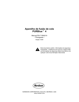 Limpeza do aparelho de fus&atilde;o