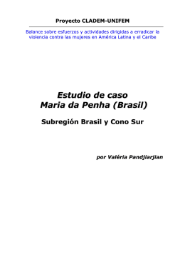 Estudio de caso: Maria da Penha (Brasil)