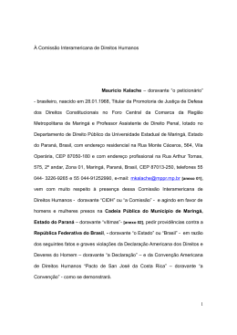 &iacute;ntegra da peti&ccedil;&atilde;o - Minist&eacute;rio P&uacute;blico do Paran&aacute;