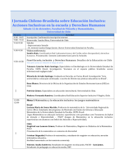 Programa Jornada Educación Inclusiva Chileno