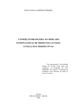A inser&ccedil;&atilde;o brasileira no mercado internacional de - Locus