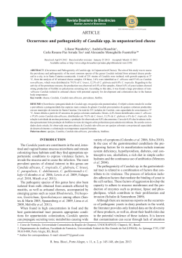 ARTICLE Occurrence and pathogenicity of Candida
