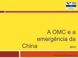 Vera Thorstensen &ndash; FGV