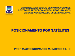 4 sat&eacute;lites - Universidade Federal de Campina Grande