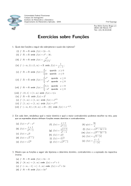 fun&ccedil;&otilde;es - Professores da UFF - Universidade Federal Fluminense