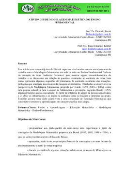 5-Atividades de Modelagem Matemática no Ensino Fundamental