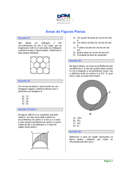 Áreas de Figuras Planas