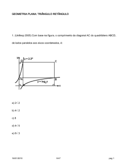 GEOMETRIA PLANA: TRIÂNGULO